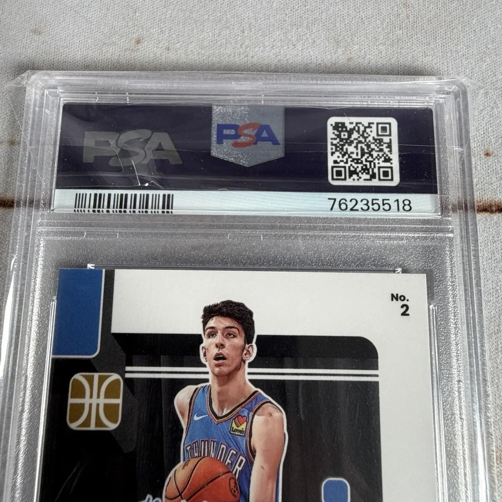 2022 Donruss Optic The Rookies Chet Holmgren RC #2 PSA 10 Gem Mint Thunder